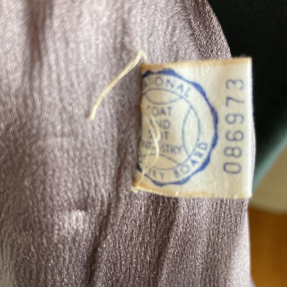 Vintage 40s Winter Coat Fur Trim XL - Picture 12 of 14